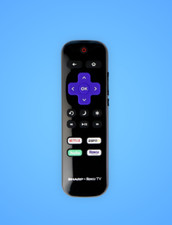 Original SHARP ROKU TV Remote Control LC-RCRUS-21 Netflix Hulu ESPN Roku