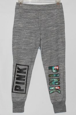 Pantalon Victoria's Secret PINK Skinny Collegiate – Taille XS – Motif Tropical Palmier – Neuf Avec étiquettes