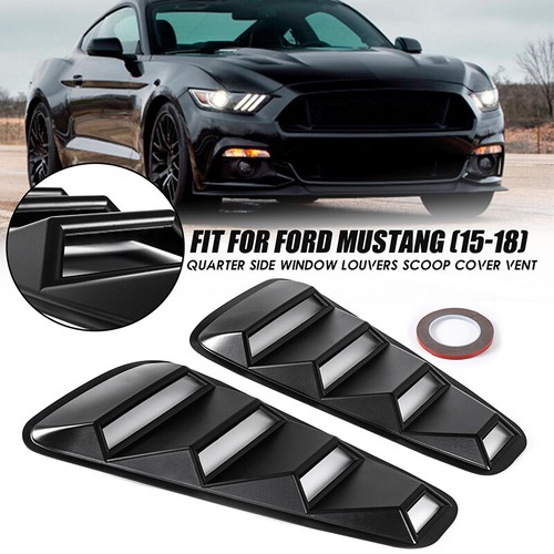 4 Prese D'aria Laterali Nere Per Ford Mustang 2005-2014 – Coprilouver Per Lunotto - Foto 2