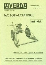Motofalciatrice Laverda MFC III serie Manuale di uso e manut. e catalogo ricambi