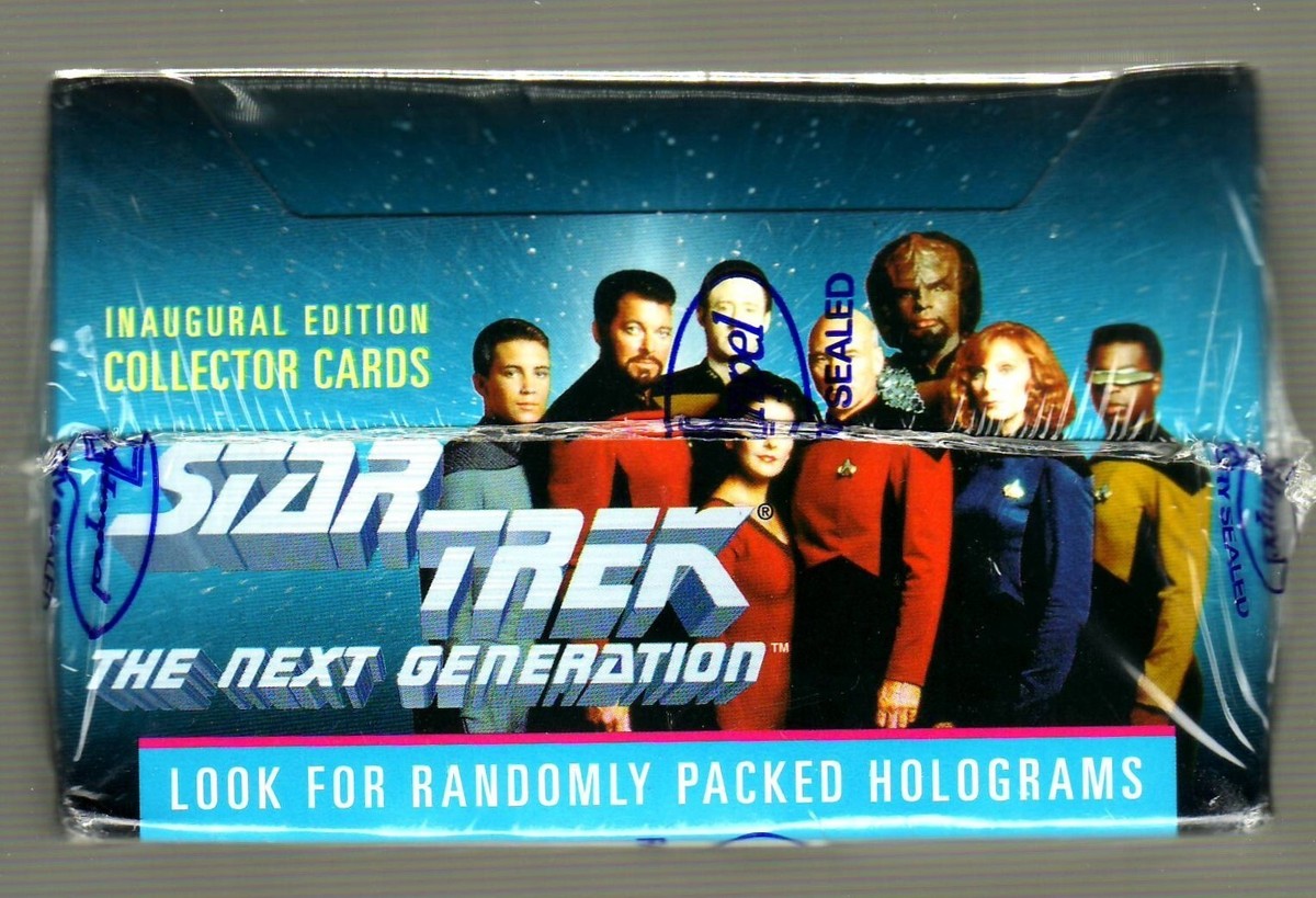 STAR TREK THE NEXT GENERATION INAUGURAL FACTORY SEALED BOX 36
