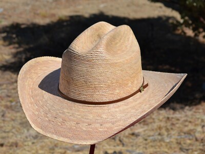 Sahuayo Palm Straw Hat- 6 7/8 tan straw , made in Mexico SOT.jpg?v=1762439476&width=480 main image 4