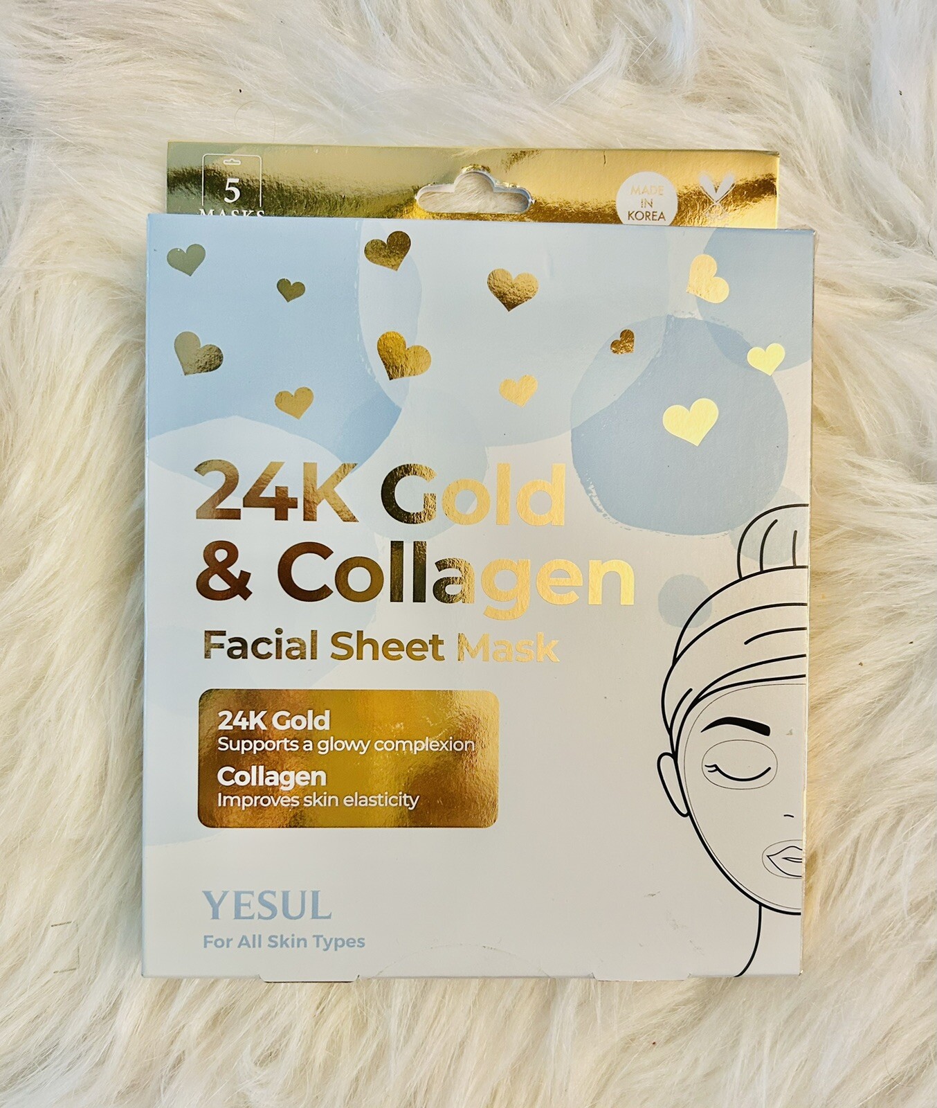 Yesul 24K Gold & Collagen Facial Sheet Mask eBay