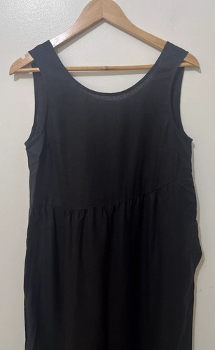 MADISON THE LABEL Boho Black Linen Blend Wide Leg Jumpsuit. Size S. NWT - Picture 5 of 13