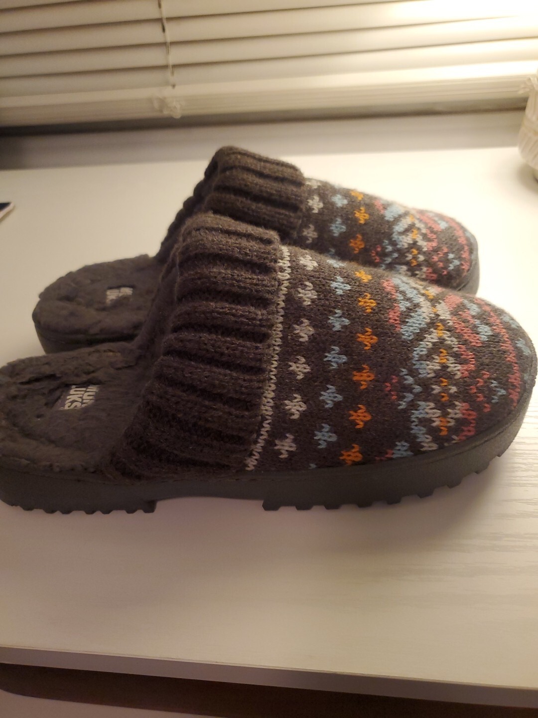 SAOLA The Original Muk Luks Minette Zoccoli Pantofole Suola Spessa Donna Taglia Media 7 8