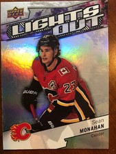 18-19 UD Overtime Hockey Lights Out #LO-13 Sean Monahan