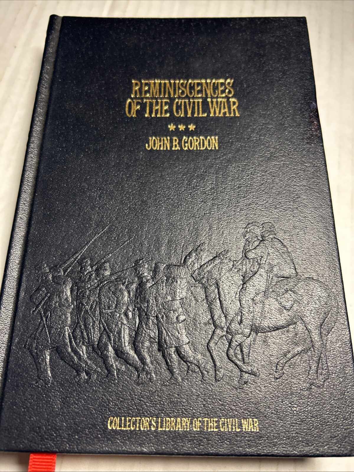 Civil War Memoirs by John B Gordon Leather Bound Book Like New Condition  