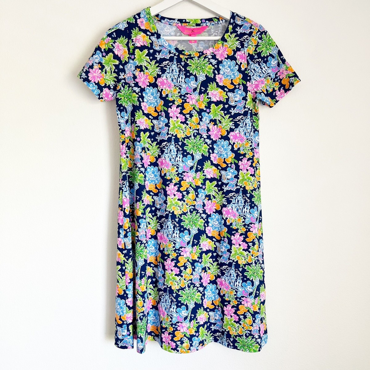 【アメリカ限定】Lilly Pulitzer × Disney ＊ Tシャツ 2025 Disney Parks Cinderella T Shirt LILLY PULITZER Small