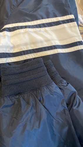 LON-NYC Navy Blue Zip Up Size XL Bomber Jacket Across the Pond NWOT - Picture 3 of 4