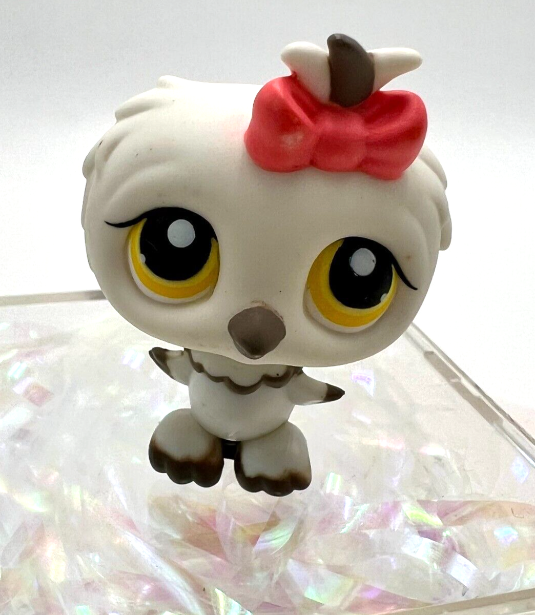 Lps Mystery Owl Littlest Pet Shop~LPS~360~Bird Owl~White Gray