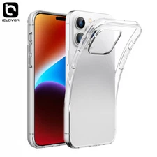 Ultra Thin Silicone Case For iPhone 15 14 13 Pro Max Plus Clear TPU Gel Cover