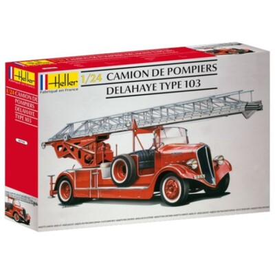 Camion de Pompiers Delahaye Type 103 1:24 | Heller 80780 :: - samoloty RC, samochody RC, drony, helikoptery i łodzie zdalnie sterowane