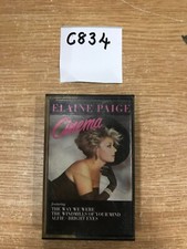 Elaine Paige Cinema Cassette Tape