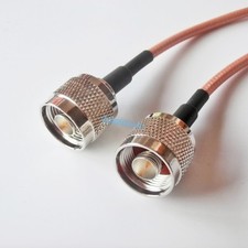 N male plug to N male plug RF Pigtail Coaxial Jumper Cable RG142 20cm 8inch