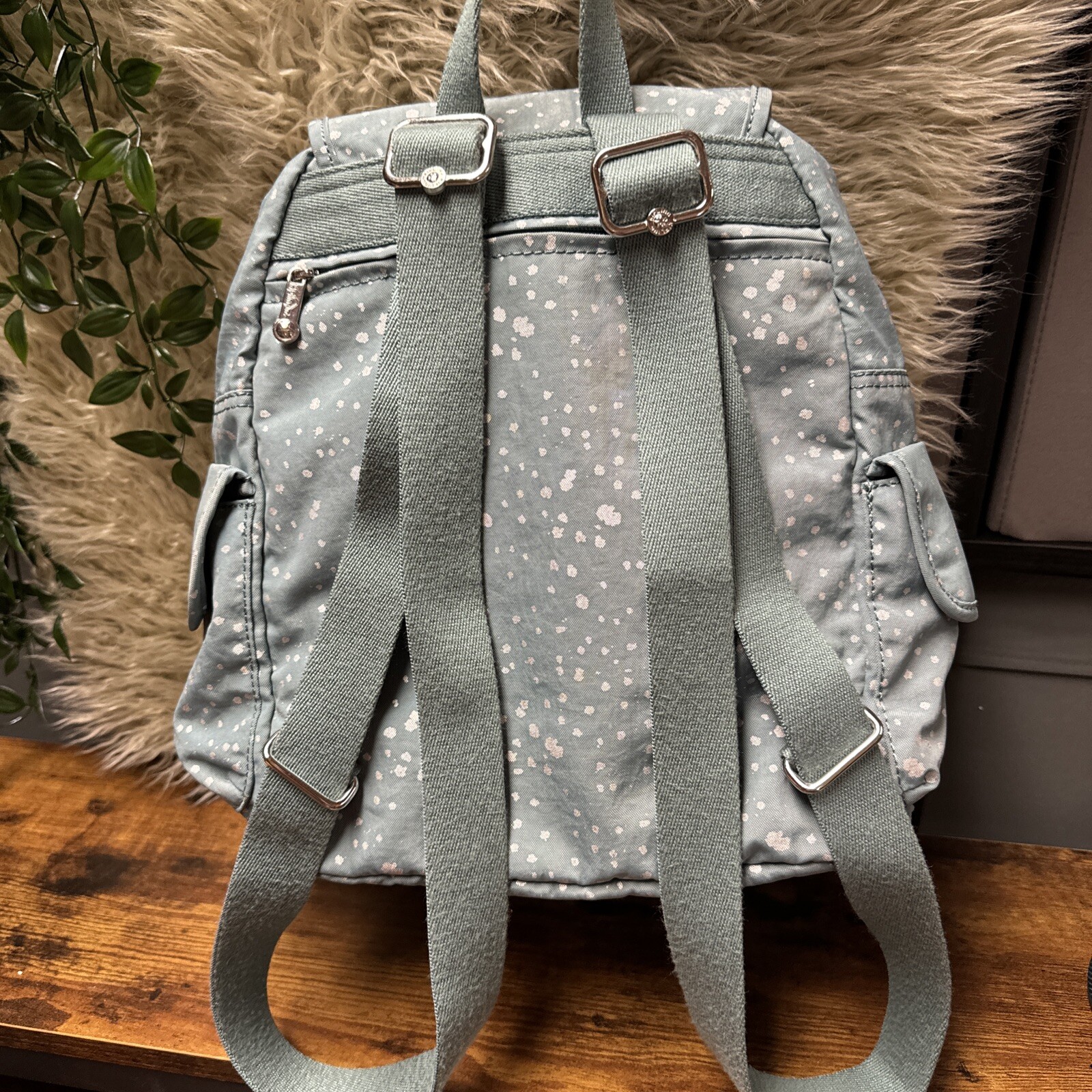 KIPLING City Pack Small  Backpack Blue Metallic S… - image 3