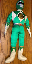 1993 Saban Mighty Morphin Power Rangers Green Ranger 18" Plush plastic head 