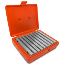 6 In. X 1/4 In. Precision-ground Parallel Gauge Sets With Case (18-piece) |