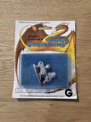 Grenadier Fantasy Personalities Dwarf Flamethrower #1129