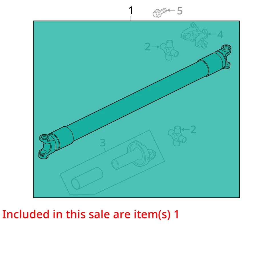Eje de transmisión trasero 139" Wb automático 4x4 4,6 L para camioneta Ford F150 04-08 505153 Foto 3 de 4