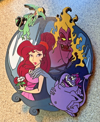 PIN HERCULES 3'' JUMBO FANTASY HADES MEGARA MEG PAIN & PANIC NEW