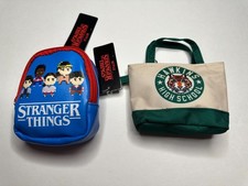 STRANGER THINGS / Mini Backpack + Mini Zip Tote Bag Pair [NEW W/ TAGS] - 2 bags!