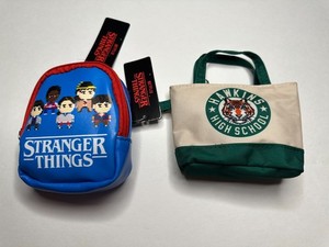 STRANGER THINGS / Mini Backpack + Mini Zip Tote Bag Pair [NEW W/ TAGS] - 2 bags!
