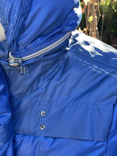 Gstar, Whistler Hooded Bomber Jacket. Removable Hood - Picture 3 of 10