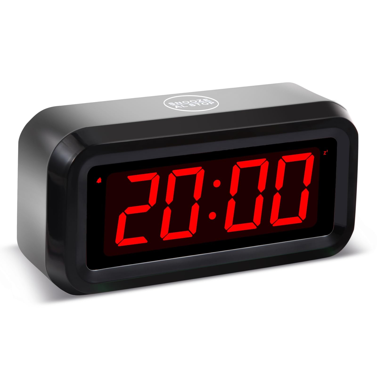 Timegyro Digital Alarm Clock Battery Operated with LED Displ