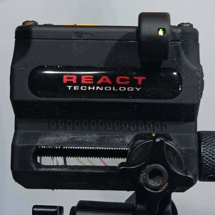 Mira de arco compuesta para mano derecha tecnología React 5 pines Foto 4 de 4