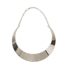 Image of Ladies High Quality Fashion Costume jewellery Silver Choker Necklace