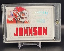 2013 Panini National Treasures Derrick Johnson Timeline Patch /25 DV1098