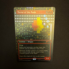 Magic: The Gathering Terror of the Peaks Secret Lair Foil