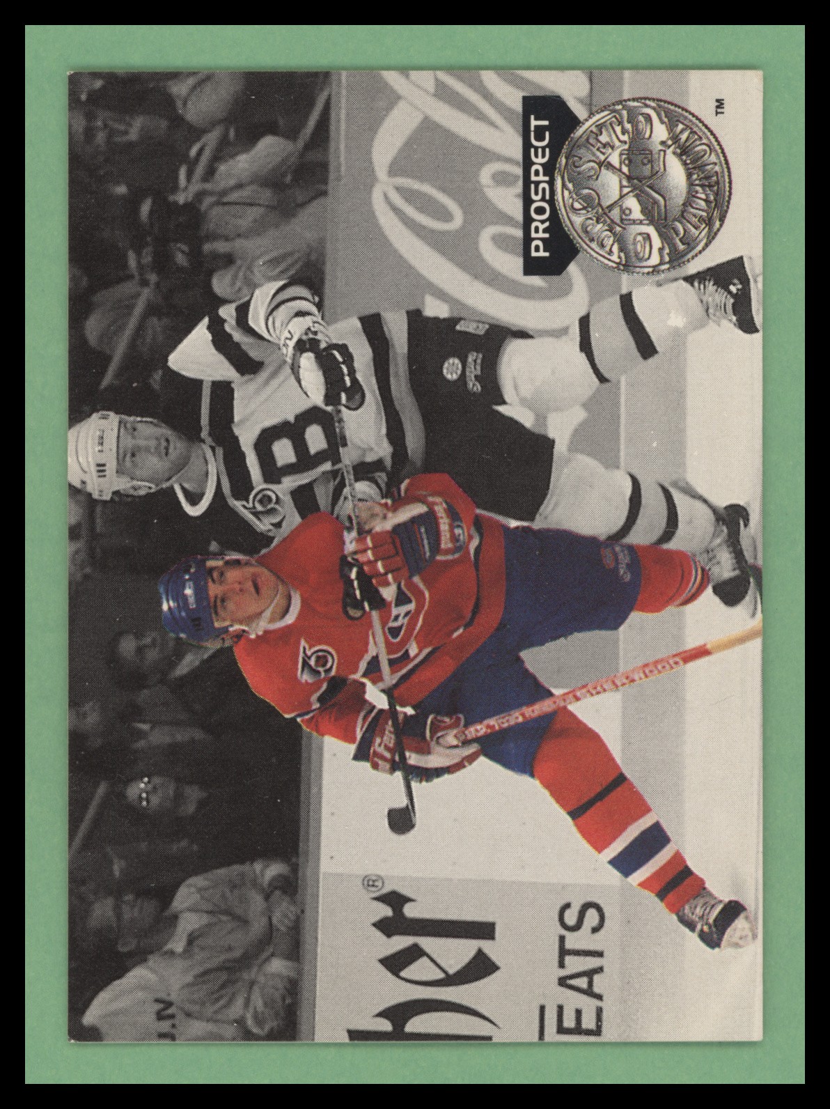 1991-92 Pro Set Platinum #259 John LeClair Montreal Canadiens RC