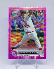 Andre Pallante 2022 Topps Chrome Update Pink Wave Refractor #USC107 Cardinals