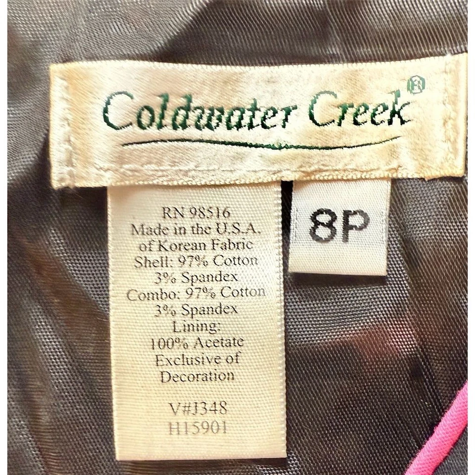 Coldwater Creek Women's Polka Dot Maxi Dress Size 8 Petite Vtg rockabilly USA - Image 2 of 4