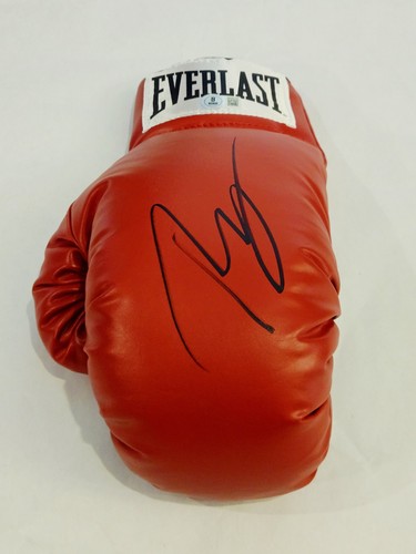 Ryan Garcia Autographed Signed Red Everlast Boxing Glove Beckett Certified - Picture 5 of 7