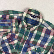 Vintage Mighty Mac Board Shirt Mens 2XL Heavyweight Flannel Made in USA 80s