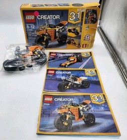 LEGO Sunset Street Bike 3-in-1 Creator Set 31059 COMPLETE Open And Built.