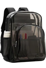 TPU Clear Backpack, Stadium Approved Large Clear Backpack, See Through