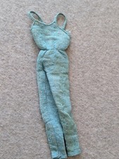 Vintage Barbie PJ Christie Light Blue Disco Jumpsuit Shine at the Party HTF TLC