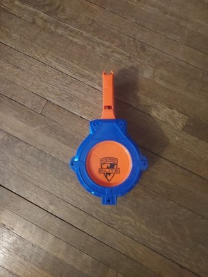 Nerf N-Strike Elite 30 Dart Round Drum Magazine Replacement Orange/Blue/Clear