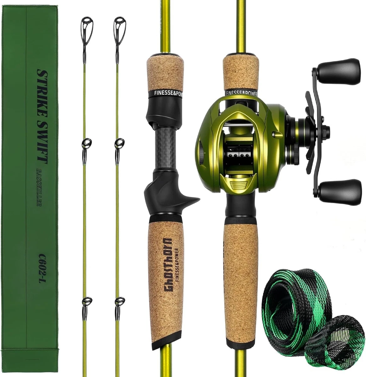 9 meter fishing pole GTOFYU 26Ft 29Ft 32Ft 35Ft 37Ft 40Ft Telescopic Rod, Ultralight Travel Fishing Rod, Portable Collapsible Bass Crappie Rod, 1 Piece Carbon Fiber Inshore Stream Trout Pole, Free Tip (8M/26Ft) fishing gifts for men fathers day Color:Muddler Enjoying the pole even and tippet