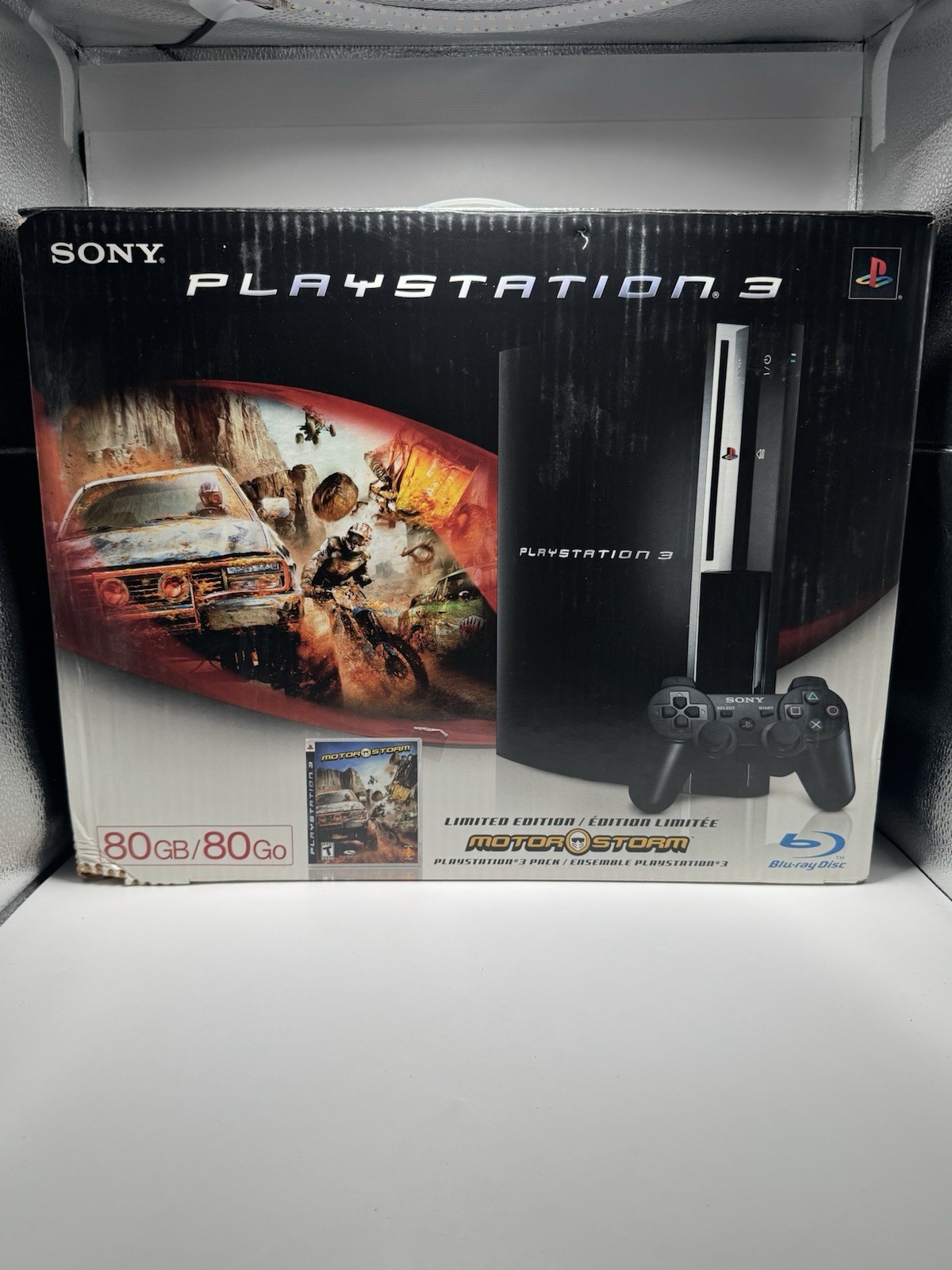 Sony PlayStation PS3 MotorStorm 80GB Console Backwards Compatible System TESTED