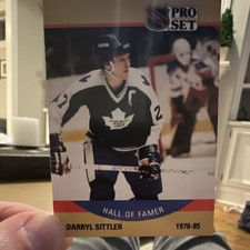 Pro Set Darryl Sittler Toronto Maple Leafs 1990-91 NHL Card #404