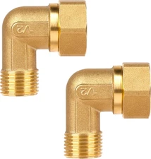 Old Clawfoot Bath Tub Mount Faucet Elbows Installation Kit Adapter Connector for