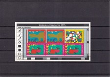 SA29e Netherlands 1995 Children stamps, Drawings in Paint mint sheet