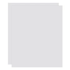 2 Pack ABS Plastic Sheet, 0.12" Thick 4"x6" Flexible Hard Plastic Sheet, White
