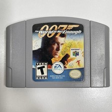 007 The World Is Not Enough Nintendo 64 Tested / Working Authentic Cart N64 Game