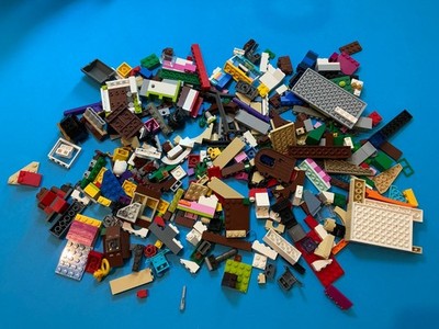 LEGO 1LB Bulk Lot. Unsorted, Unchecked, Random Assorted Pieces. L1-12