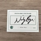 Nicky Boje - South Africa - Excellent South Africa Test Player Signed Card